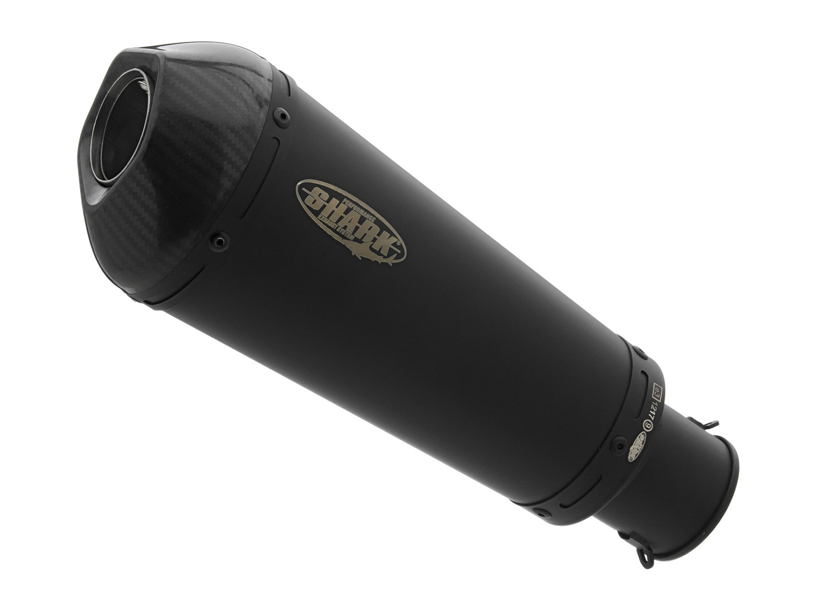 Scarico completo omologato Shark DSX-7 acciaio nero con fondello in carbonio per YAMAHA XSR 700 2016-2020 offerta online